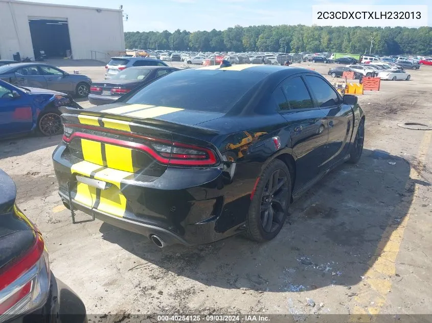 2C3CDXCTXLH232013 2020 Dodge Charger R/T Rwd