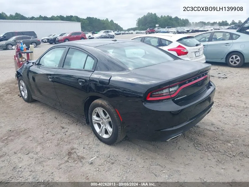 2020 Dodge Charger Sxt VIN: 2C3CDXBG9LH139908 Lot: 40262813