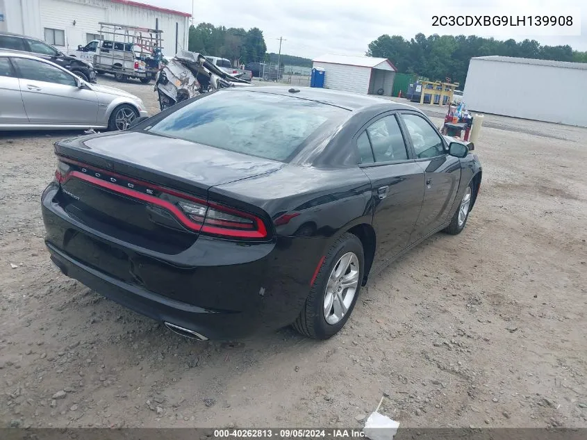 2020 Dodge Charger Sxt VIN: 2C3CDXBG9LH139908 Lot: 40262813