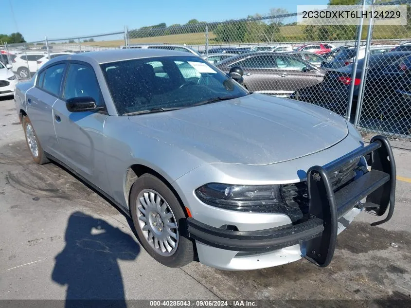 2020 Dodge Charger Police Awd VIN: 2C3CDXKT6LH124229 Lot: 40285043