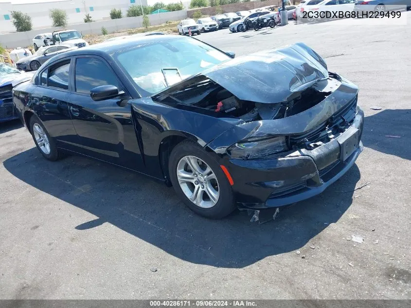 2020 Dodge Charger Sxt Rwd VIN: 2C3CDXBG8LH229499 Lot: 40286171