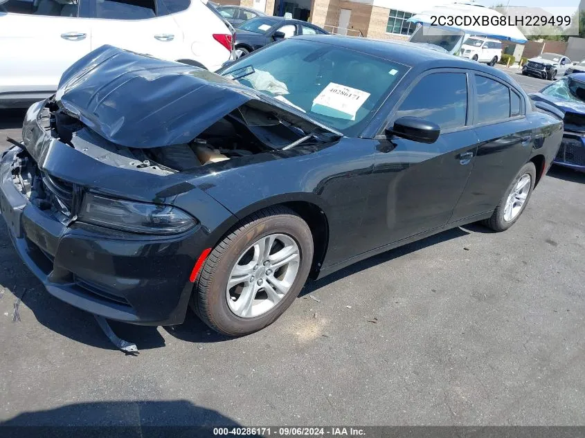 2020 Dodge Charger Sxt Rwd VIN: 2C3CDXBG8LH229499 Lot: 40286171