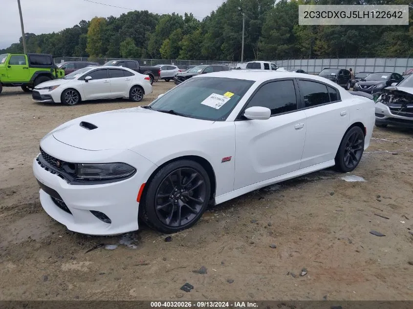 2020 Dodge Charger Scat Pack Rwd VIN: 2C3CDXGJ5LH122642 Lot: 40320026