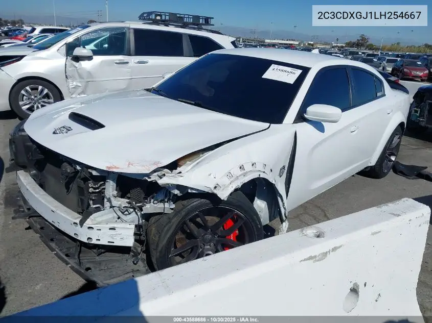 2C3CDXGJ1LH254667 2020 Dodge Charger Scat Pack Widebody Rwd
