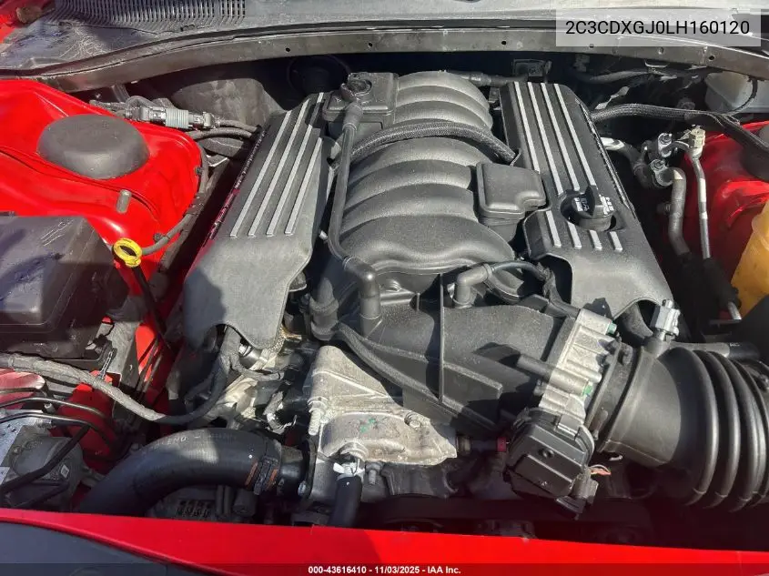 2C3CDXGJ0LH160120 2020 Dodge Charger Scat Pack Rwd
