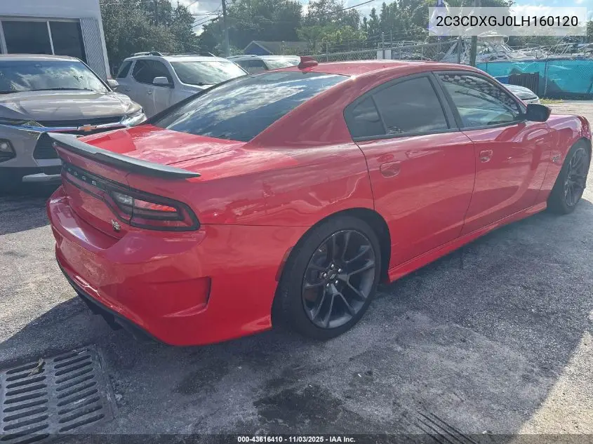 2C3CDXGJ0LH160120 2020 Dodge Charger Scat Pack Rwd
