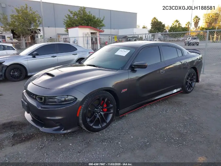 2C3CDXGJ0LH188581 2020 Dodge Charger Scat Pack Rwd