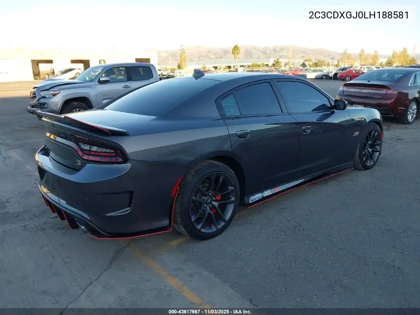 2C3CDXGJ0LH188581 2020 Dodge Charger Scat Pack Rwd