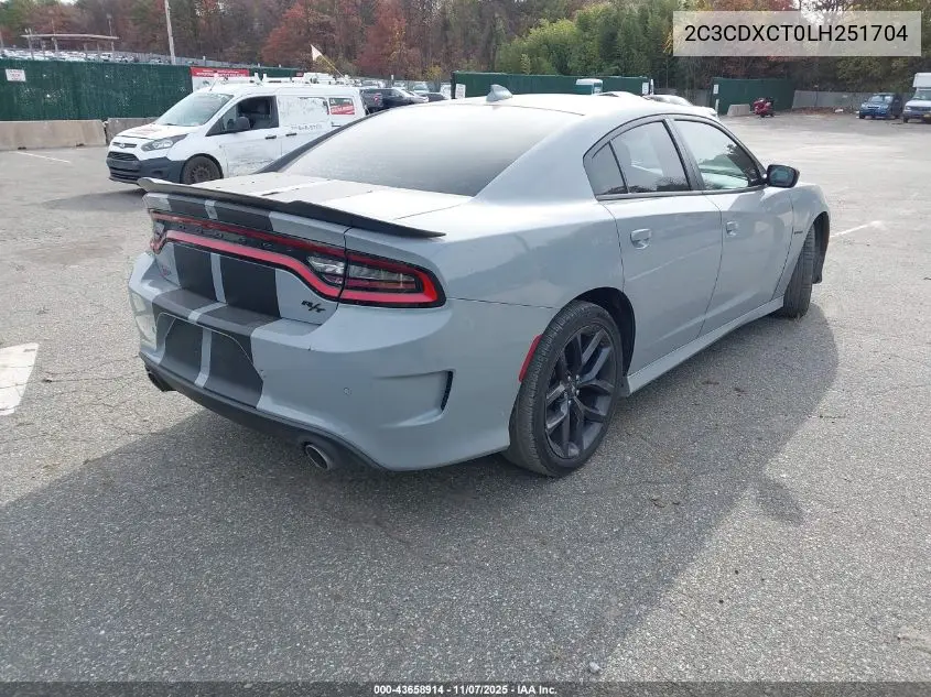 2C3CDXCT0LH251704 2020 Dodge Charger R/T Rwd