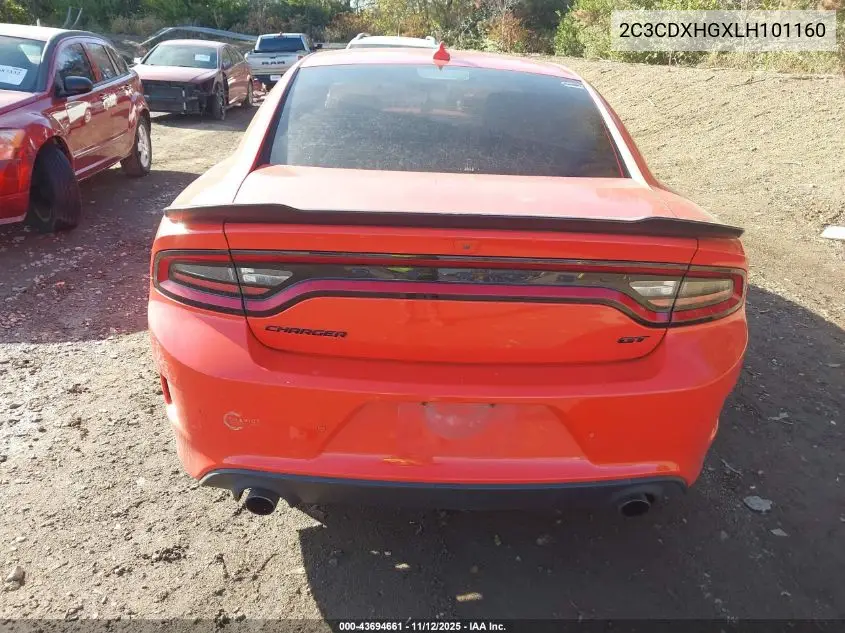 2C3CDXHGXLH101160 2020 Dodge Charger Gt Rwd