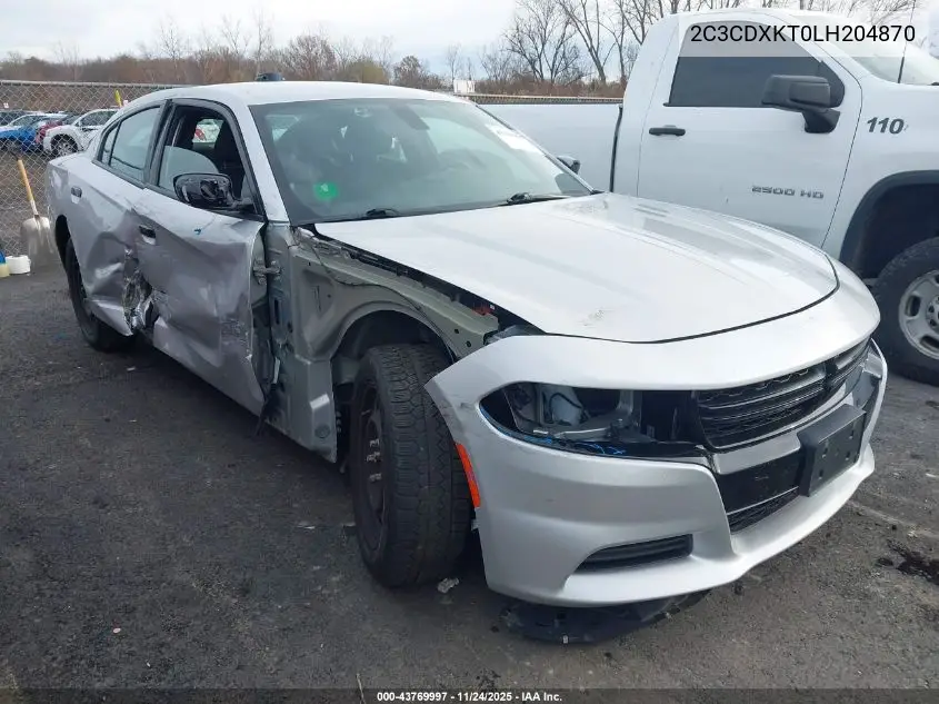 2C3CDXKT0LH204870 2020 Dodge Charger Police Awd
