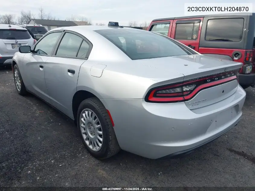 2C3CDXKT0LH204870 2020 Dodge Charger Police Awd