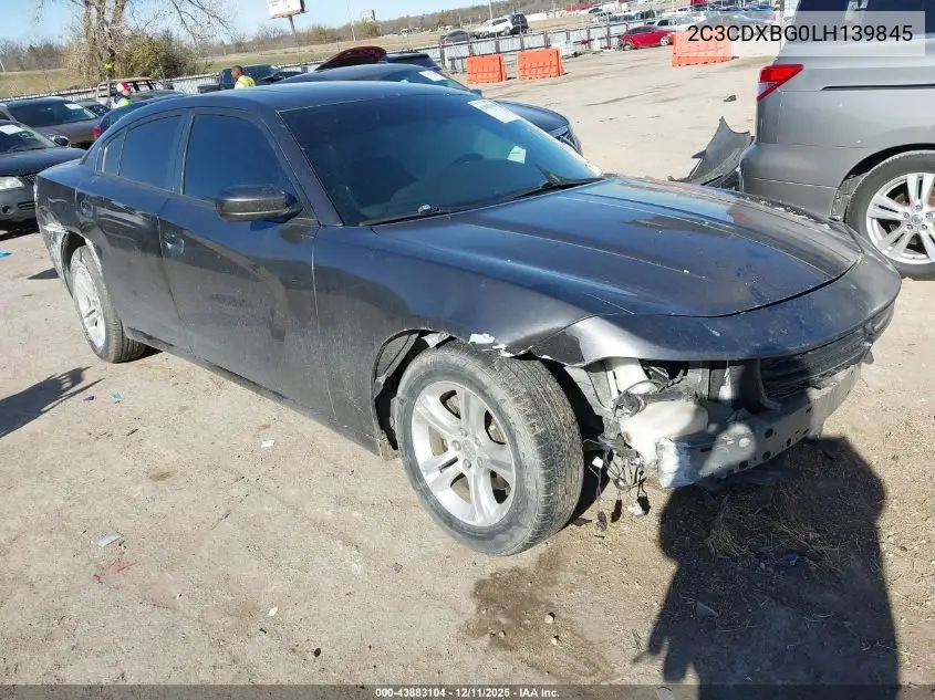 2C3CDXBG0LH139845 2020 Dodge Charger Sxt Rwd