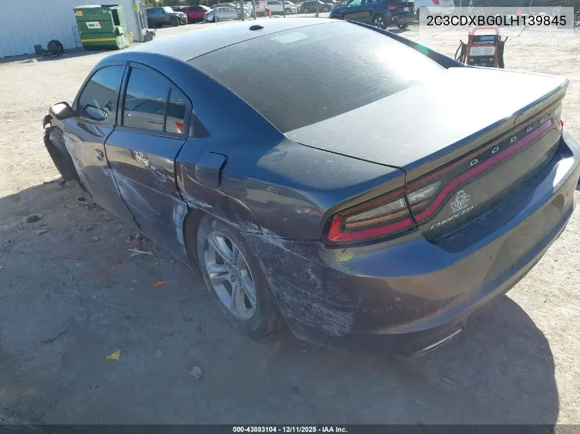 2C3CDXBG0LH139845 2020 Dodge Charger Sxt Rwd