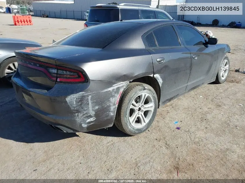 2C3CDXBG0LH139845 2020 Dodge Charger Sxt Rwd