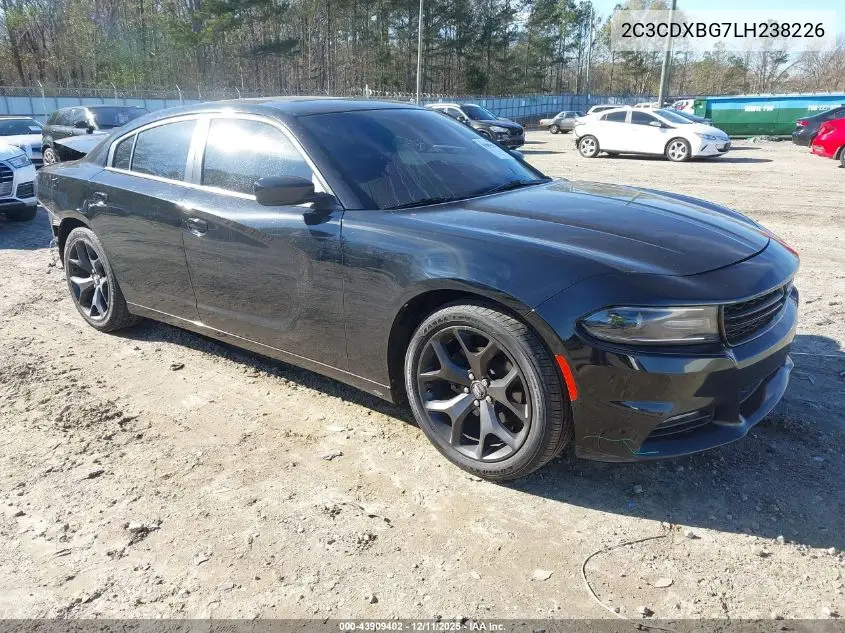2C3CDXBG7LH238226 2020 Dodge Charger Sxt Rwd