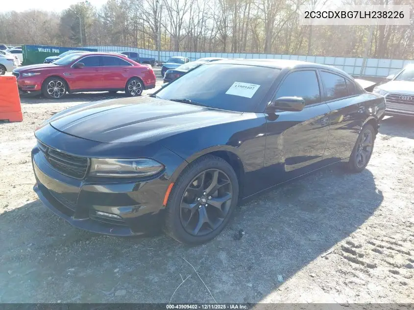 2C3CDXBG7LH238226 2020 Dodge Charger Sxt Rwd