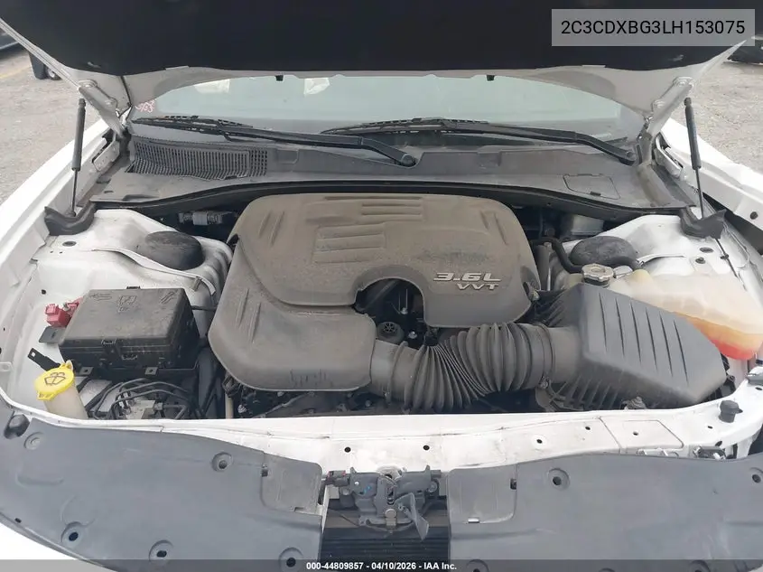 2C3CDXBG3LH153075 2020 Dodge Charger Sxt Rwd