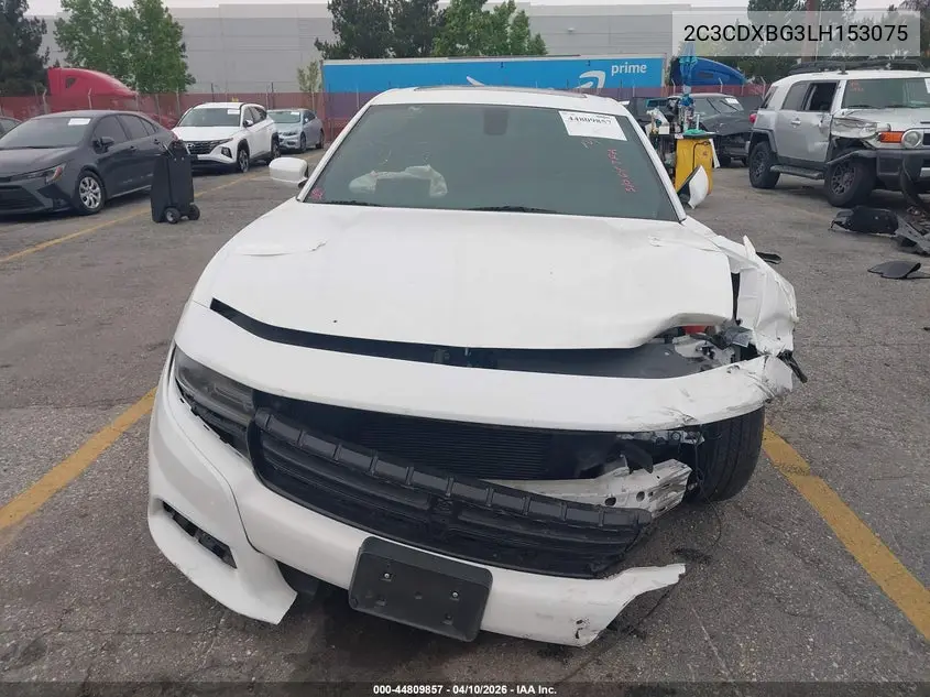 2C3CDXBG3LH153075 2020 Dodge Charger Sxt Rwd