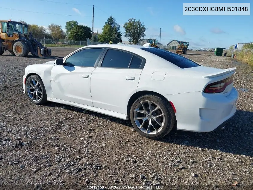 2C3CDXHG8MH501848 2021 Dodge Charger Gt