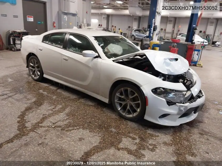2C3CDXHG7MH553052 2021 Dodge Charger Gt