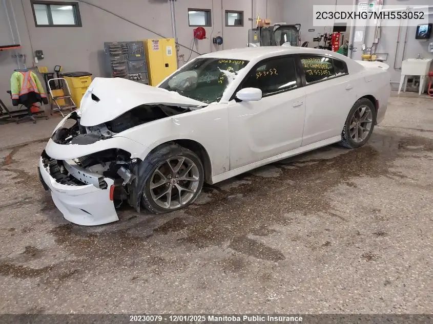 2C3CDXHG7MH553052 2021 Dodge Charger Gt