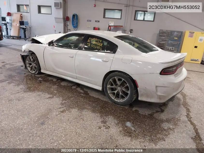 2C3CDXHG7MH553052 2021 Dodge Charger Gt