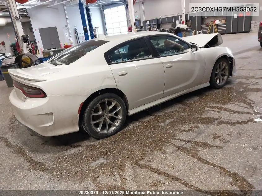 2C3CDXHG7MH553052 2021 Dodge Charger Gt