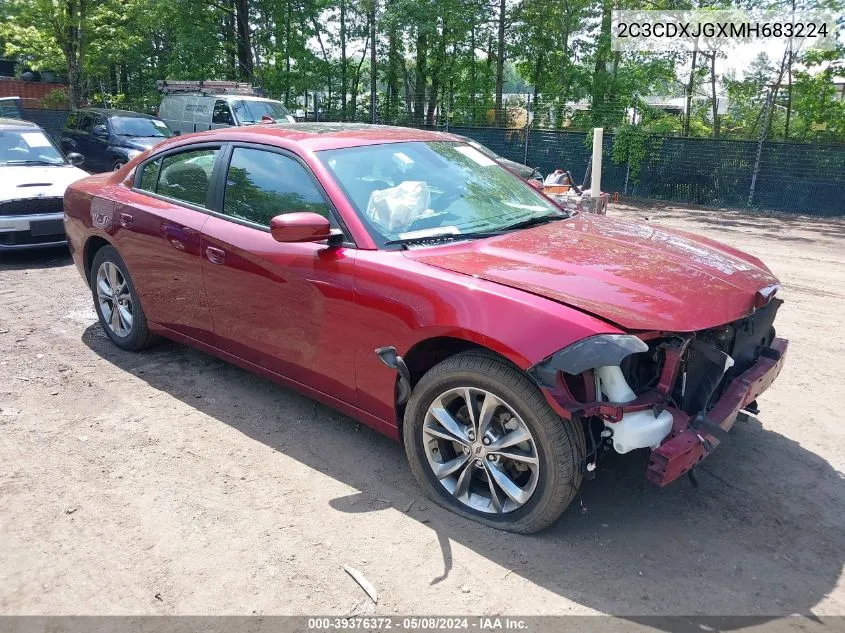 2021 Dodge Charger Sxt Awd VIN: 2C3CDXJGXMH683224 Lot: 39376372