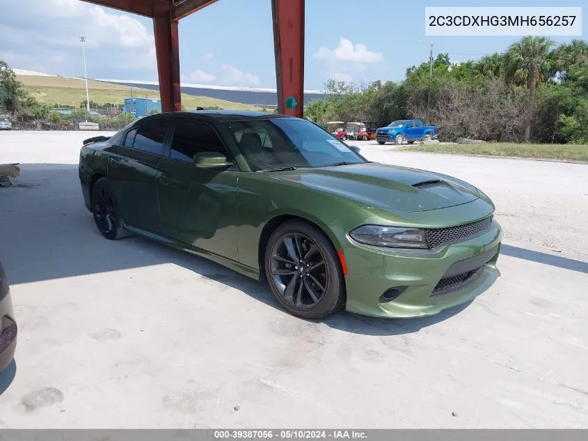 2C3CDXHG3MH656257 2021 Dodge Charger Gt Rwd