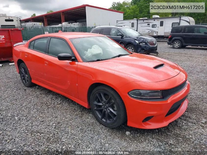 2C3CDXMG1MH617205 2021 Dodge Charger Gt Awd