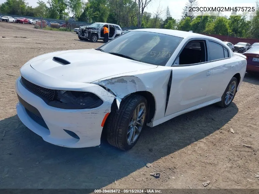 2021 Dodge Charger Gt Awd VIN: 2C3CDXMG2MH575725 Lot: 39409472