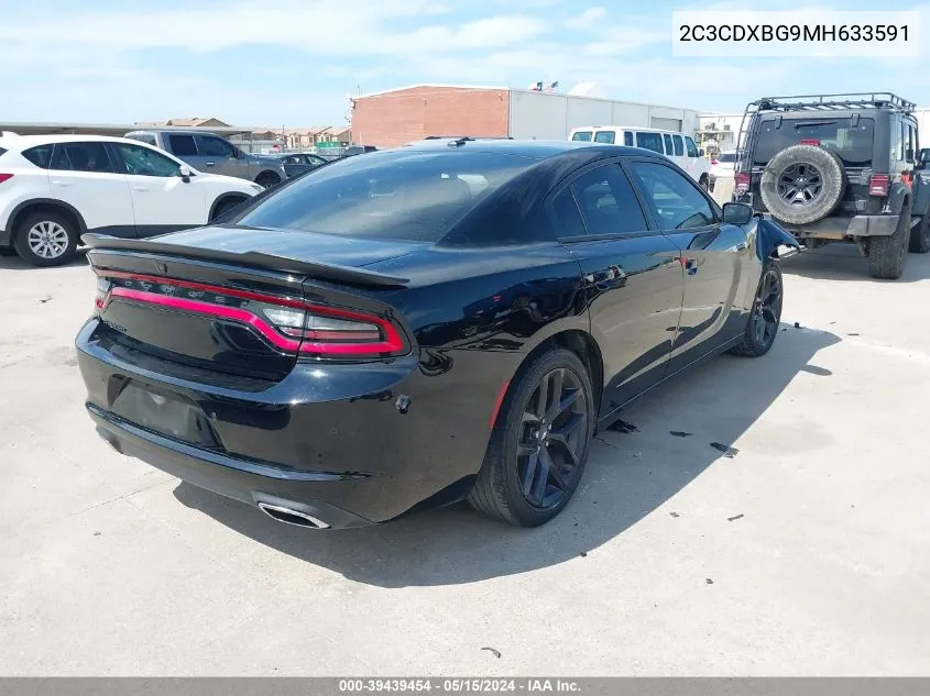 2C3CDXBG9MH633591 2021 Dodge Charger Sxt Rwd