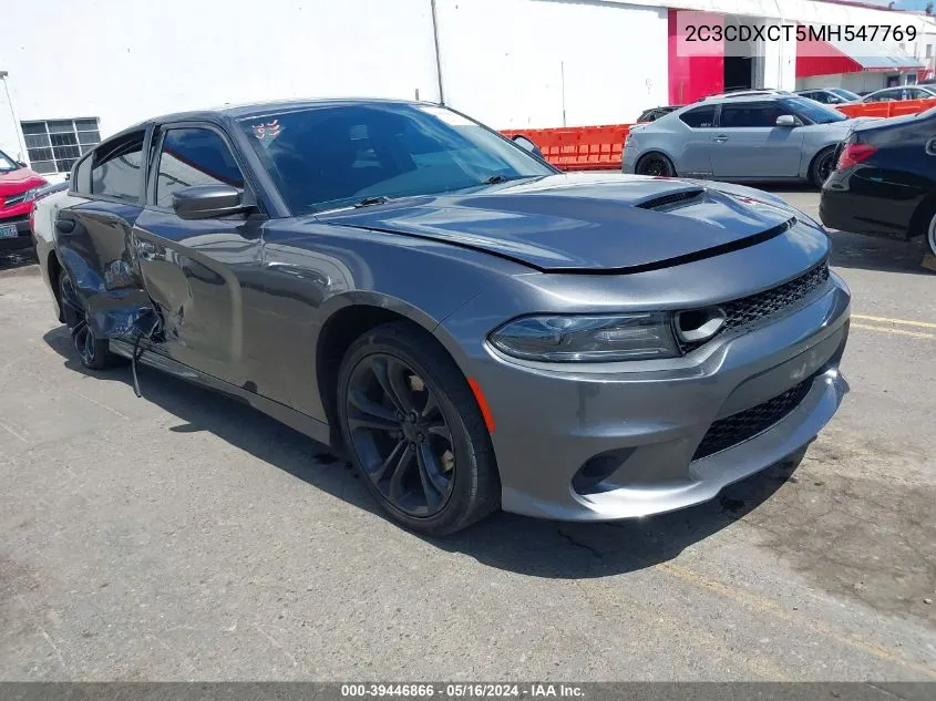 2C3CDXCT5MH547769 2021 Dodge Charger R/T Rwd