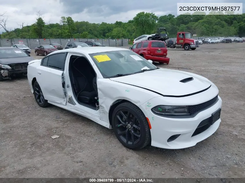 2021 Dodge Charger R/T Rwd VIN: 2C3CDXCT9MH587577 Lot: 39459799