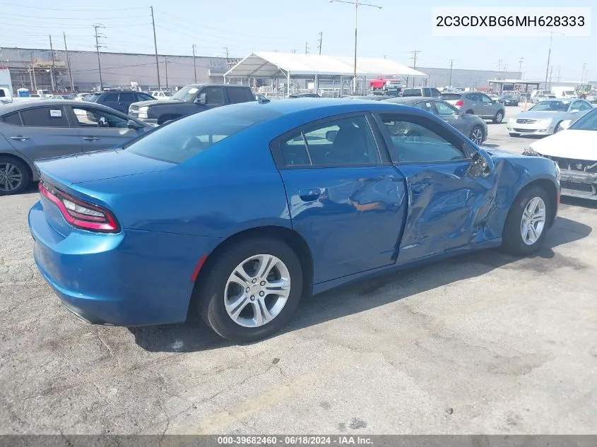 2C3CDXBG6MH628333 2021 Dodge Charger Sxt Rwd