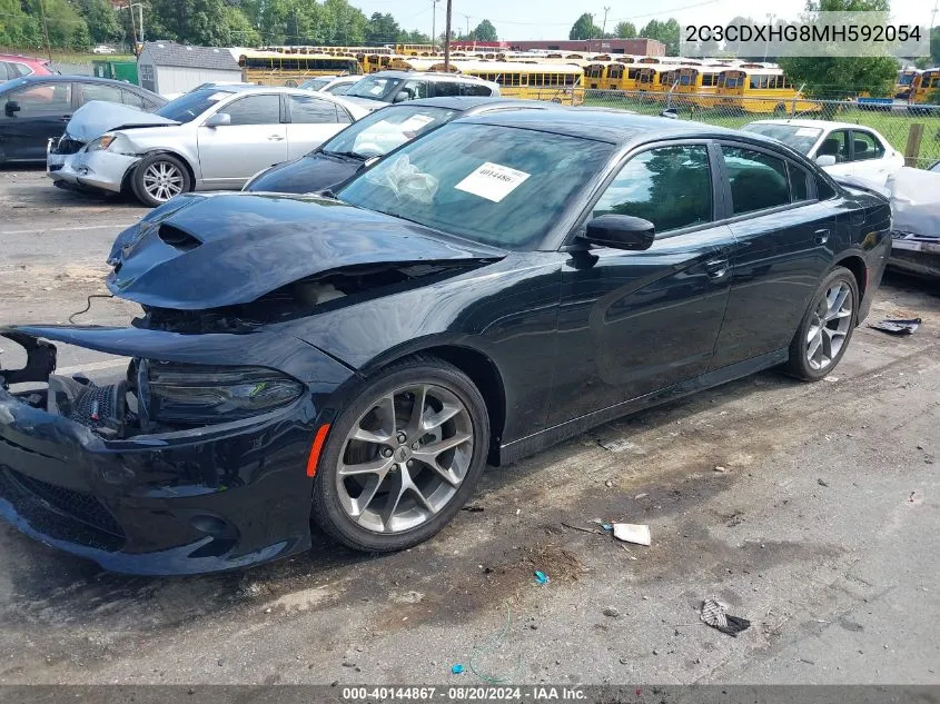 2021 Dodge Charger Gt VIN: 2C3CDXHG8MH592054 Lot: 40144867