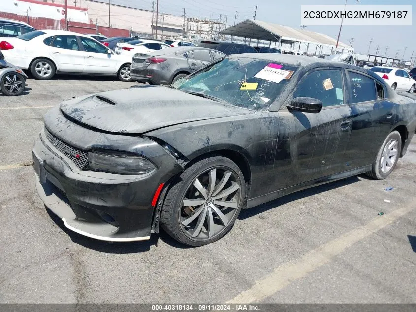 2C3CDXHG2MH679187 2021 Dodge Charger Gt Rwd