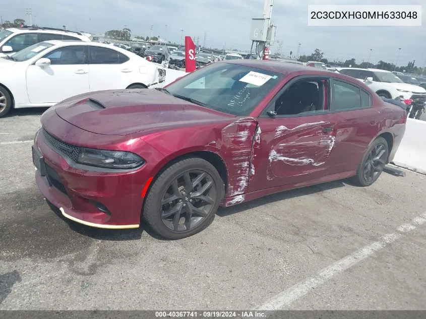 2021 Dodge Charger Gt Rwd VIN: 2C3CDXHG0MH633048 Lot: 40367741