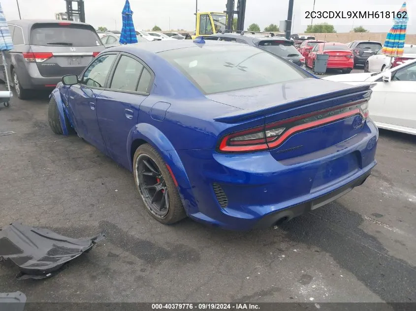 2021 Dodge Charger Srt Hellcat Redeye Widebody Rwd VIN: 2C3CDXL9XMH618162 Lot: 40379776