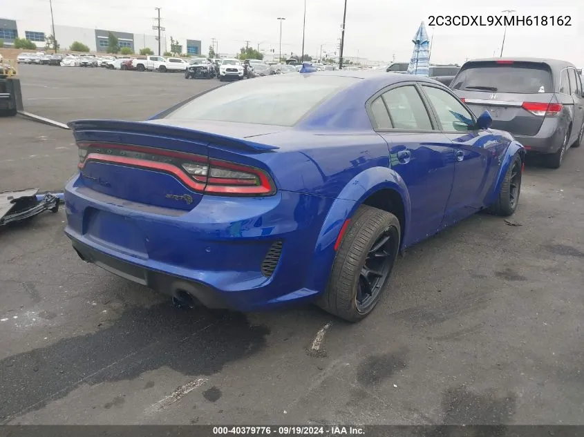 2021 Dodge Charger Srt Hellcat Redeye Widebody Rwd VIN: 2C3CDXL9XMH618162 Lot: 40379776