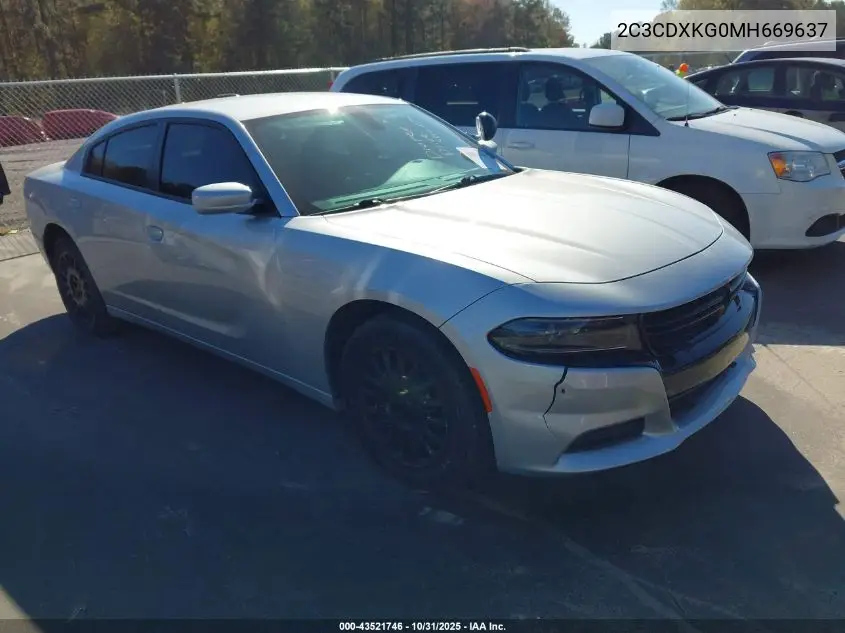 2C3CDXKG0MH669637 2021 Dodge Charger Police Awd