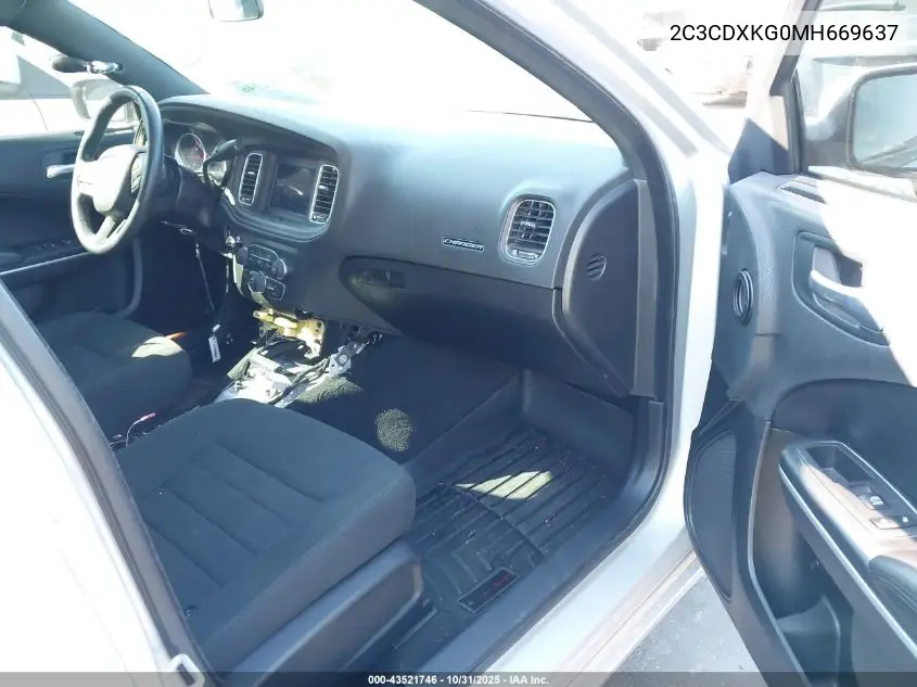 2C3CDXKG0MH669637 2021 Dodge Charger Police Awd