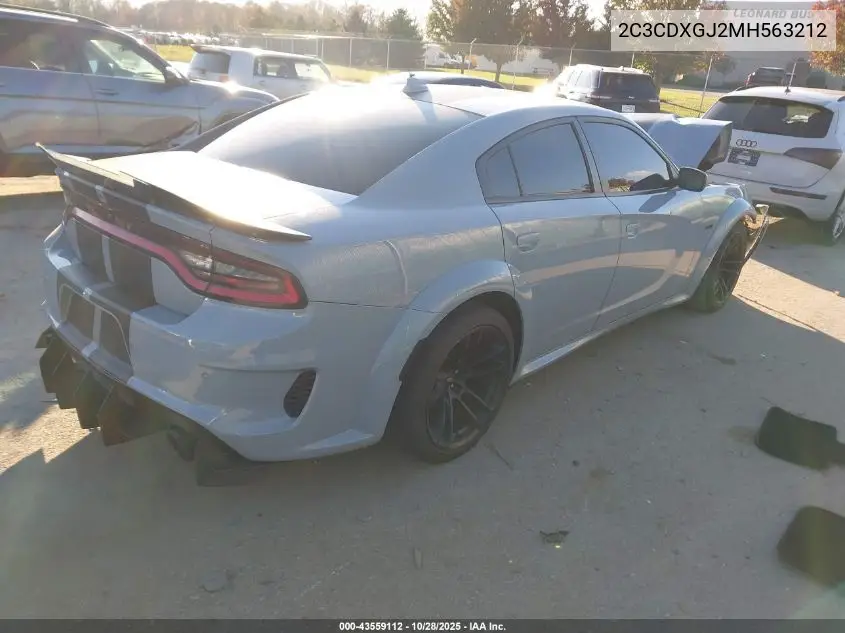 2C3CDXGJ2MH563212 2021 Dodge Charger Scat Pack Widebody Rwd