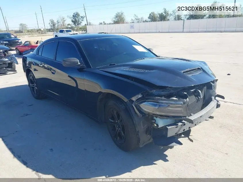 2C3CDXBG5MH515621 2021 Dodge Charger Sxt Rwd