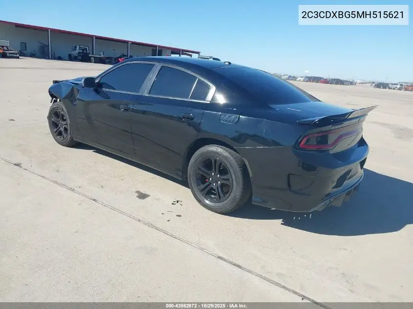 2C3CDXBG5MH515621 2021 Dodge Charger Sxt Rwd