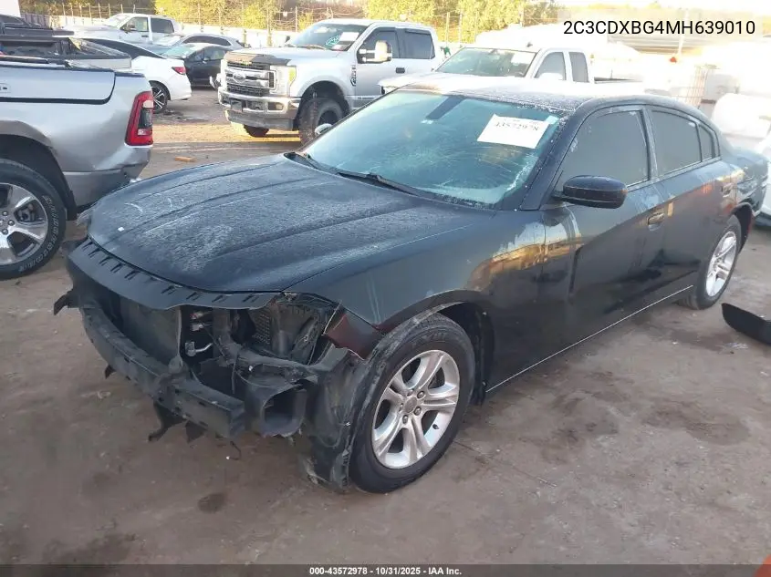 2C3CDXBG4MH639010 2021 Dodge Charger Sxt Rwd