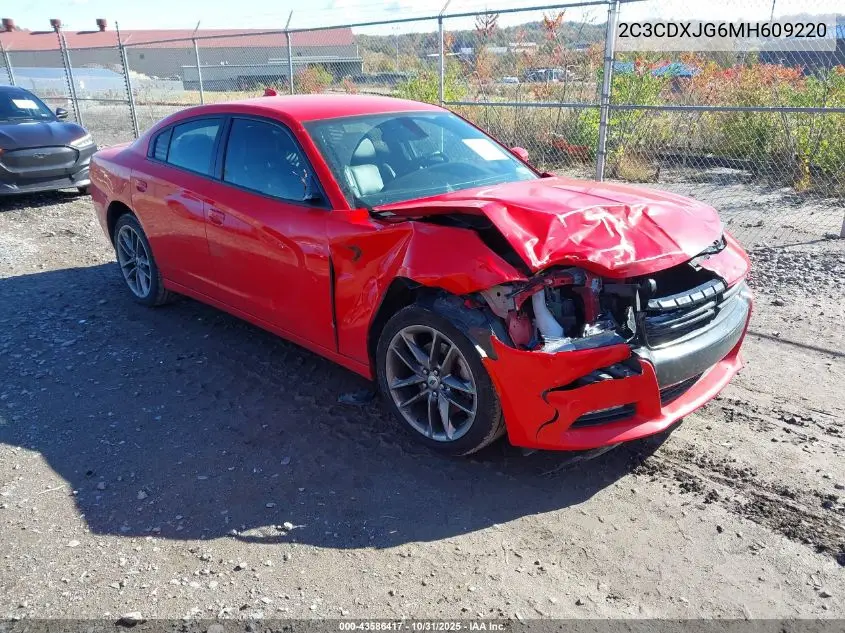 2C3CDXJG6MH609220 2021 Dodge Charger Sxt Awd