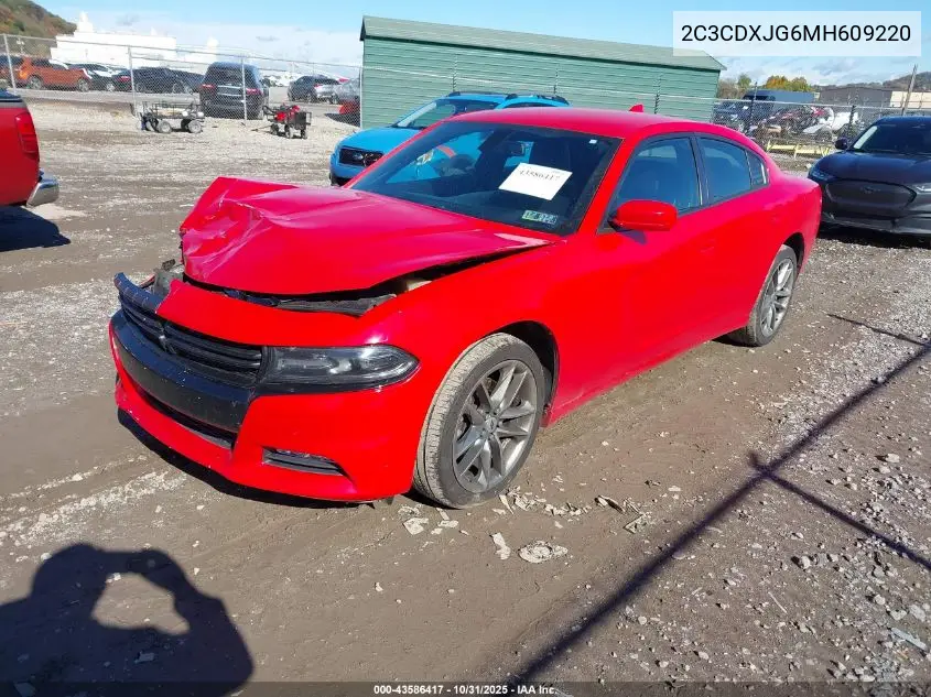 2C3CDXJG6MH609220 2021 Dodge Charger Sxt Awd