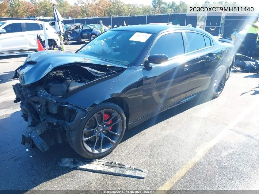 2C3CDXCT9MH511440 2021 Dodge Charger R/T Rwd